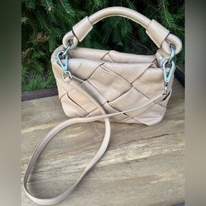 & Other Stories Braided Leather Crossbody Bag